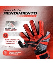 Guantes de portero Elitekeepers Serie Basic con seguridad y rendimiento para niños
