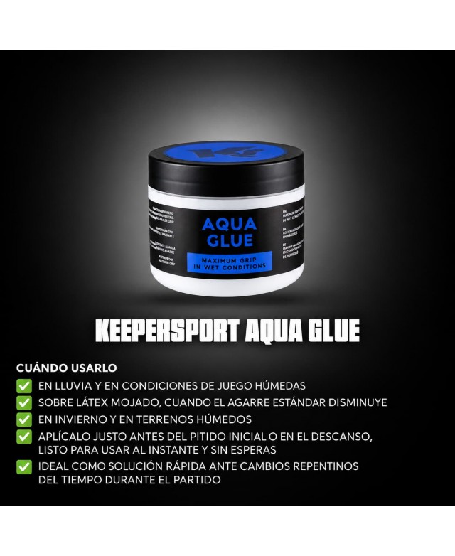 KEEPERsport Aqua Glue goalkeeper glove grip gel for wet conditions