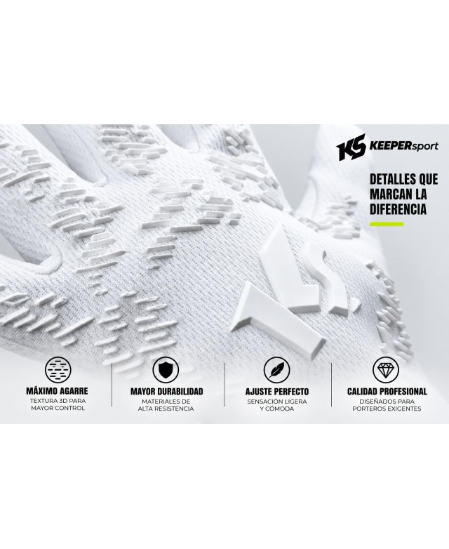 Guía de tallas KEEPERsport Champ Elite NC Kids para guantes de portero infantiles
