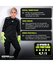 KEEPERsport Champ Elite NC Junior con látex Supreme Claw 4 mm y rendimiento profesional