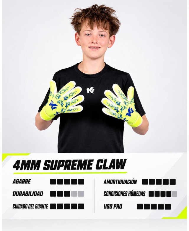KEEPERsport Champ Elite NC Junior with 4mm Supreme Claw latex and professional performance