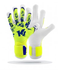KEEPERsport Champ Elite Power guantes de portero híbridos amarillo neón