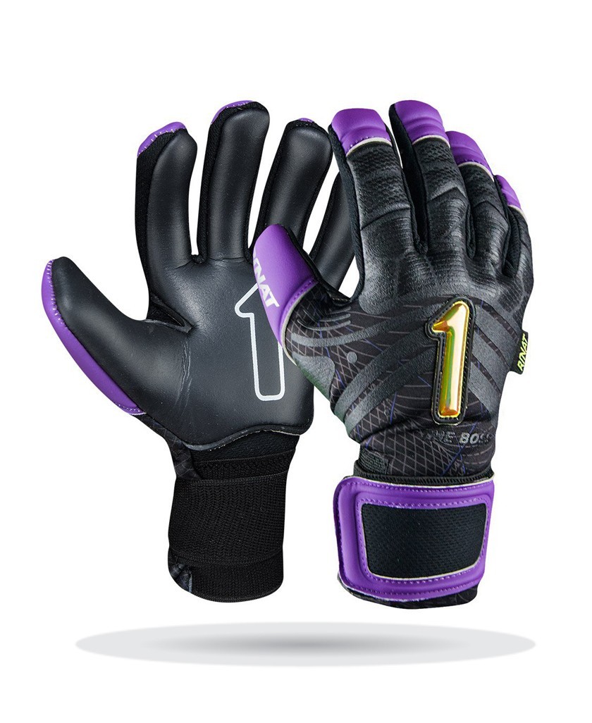 purple goalkeeper gloves