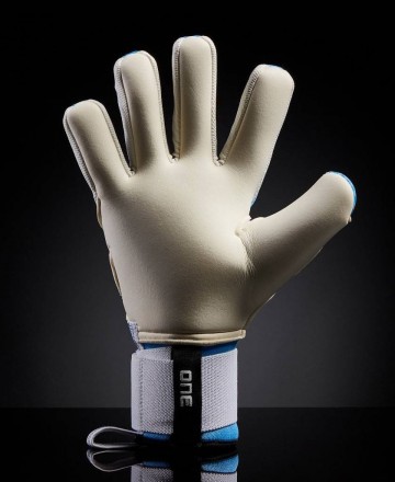 White palm of goalkeeper gloves