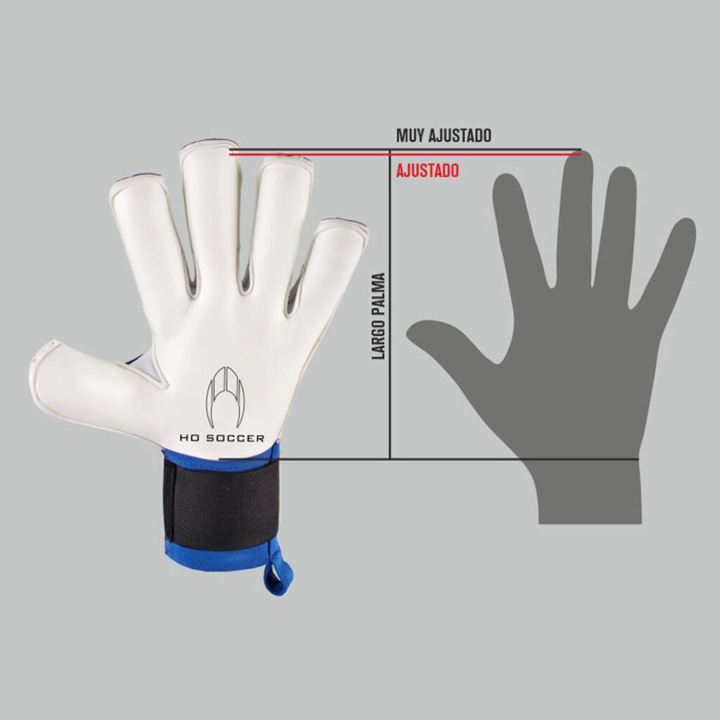 como medir tu mano para saber la talla de guantes de portero