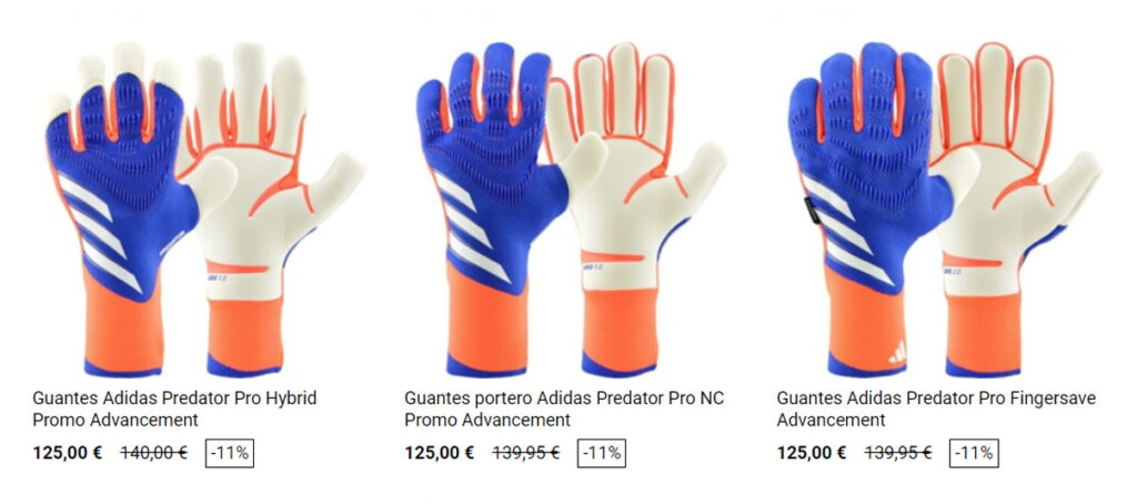 Guantes de portero Adidas Predator