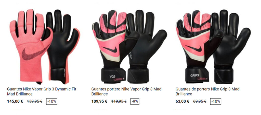 Guantes de portero Nike