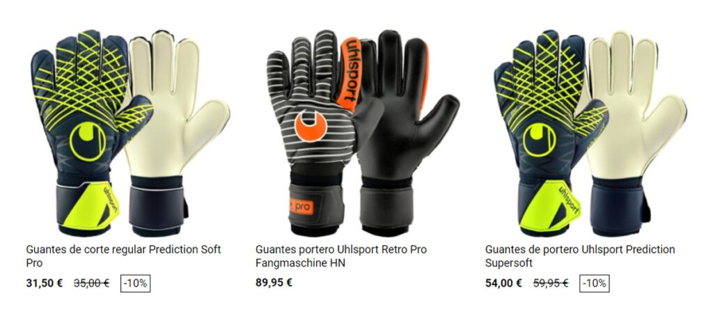 Guantes de portero Uhlsport