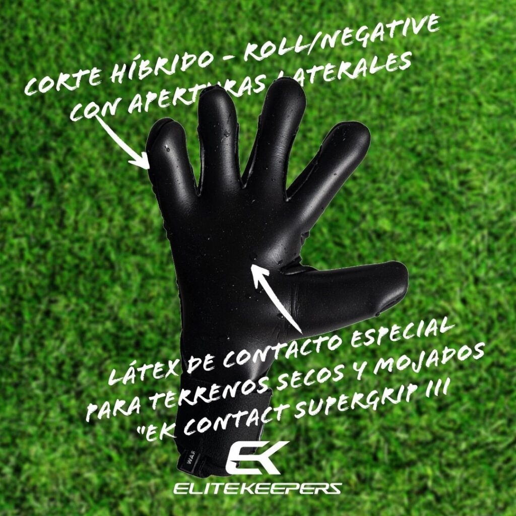 Tecnología de Corte Híbrido para un Ajuste Personalizado para guantes de portero de futbol