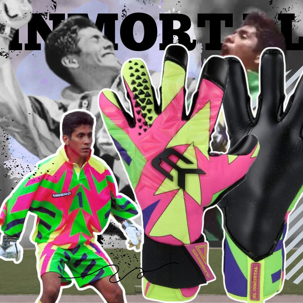 Guantes edición limitada Jorge Campos incluido en la inscripción